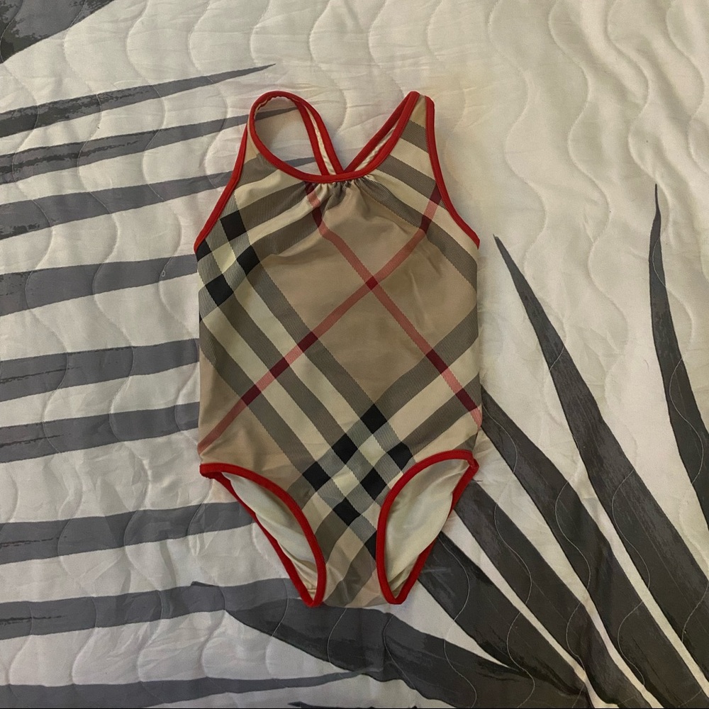 Girls Burberry Swimsuit size 4Y